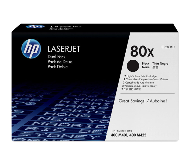 HP HP 80X CF280XD 2szt - 483631 - zdjęcie